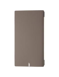 Porta Menu A4 SLIM (17,4x31,8 cm) etichetta METAL "personalizzata" (minimo 18 pezzi) cornicetta (4 facciate) elastico nero BICOL 2