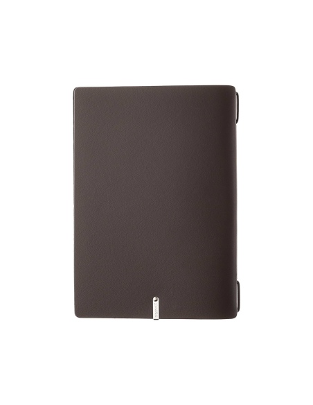 Porta Menu A5 (16,5x23,1 cm) senza etichetta solo elastico nero PORTOFINO MARRONE