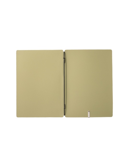 Porta Menu A5 (16,5x23,1 cm) senza etichetta solo elastico nero PORTOFINO SALVIA