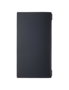 Porta Menu A4 SLIM (17,4x31,8 cm) etichetta PATCH "personalizzata" (minimo 18 pezzi) solo elastico nero PORTOFINO BLU 2