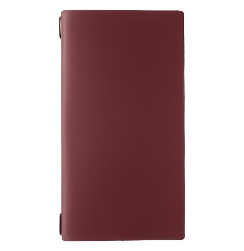 Porta Menu A4 SLIM (17,4x31,8 cm) senza etichetta solo elastico nero PORTOFINO BORDEAUX