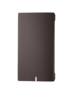 Porta Menu A4 SLIM (17,4x31,8 cm) senza etichetta solo elastico nero PORTOFINO MARRONE 2