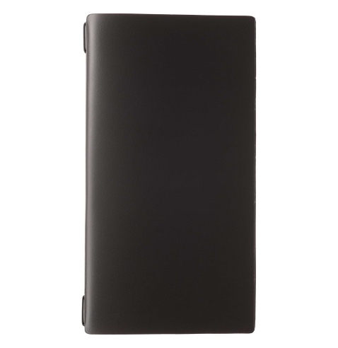 Porta Menu A4 SLIM (17,4x31,8 cm) senza etichetta solo elastico nero PORTOFINO NERO