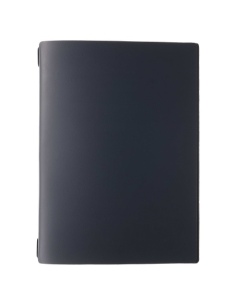 Porta Menu A4 (23,2x31,8 cm) senza etichetta solo elastico nero PORTOFINO BLU