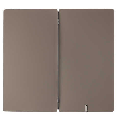 Porta Menu A4 SLIM (17,4x31,8 cm) senza etichetta solo elastico nero BICOLOR COCOA