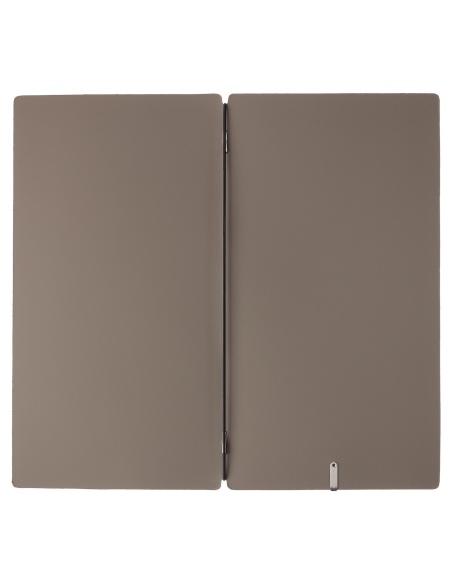 Porta Menu A4 SLIM (17,4x31,8 cm) senza etichetta solo elastico nero BICOLOR COCOA