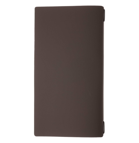 Porta Menu A4 SLIM (17,4x31,8 cm) etichetta PATCH "menu" solo elastico nero BICOLOR COCOA