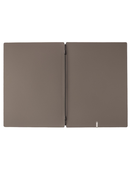 Porta Menu A4 (23,2x31,8 cm) senza etichetta solo elastico nero BICOLOR COCOA