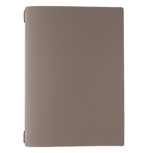 Porta Menu A4 (23,2x31,8 cm) senza etichetta 2 buste (4 facciate) elastico nero BICOLOR SABBIA