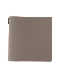 Porta Menu QUADRATO (23x23,1 cm) senza etichetta 2 buste (4 facciate) elastico nero BICOLOR SABBIA