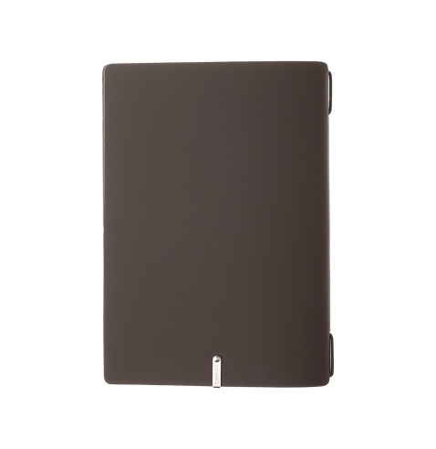 Porta Menu A5 (16,5x23,1 cm) senza etichetta 2 buste (4 facciate) elastico nero BICOLOR COCOA