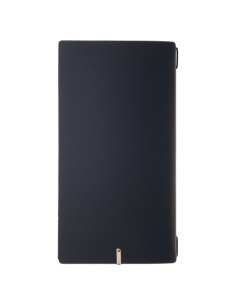 Porta Menu A4 SLIM (17,4x31,8 cm) senza etichetta 2 buste (4 facciate) elastico nero PORTOFINO BLU 2