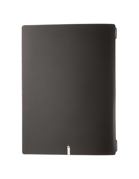 Porta Menu A4 (23,2x31,8 cm) senza etichetta 2 buste (4 facciate) elastico nero PORTOFINO NERO