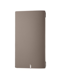 Porta Menu A4 SLIM (17,4x31,8 cm) stampa bassorilievo 2 buste (4 facciate) elastico nero PORTOFINO TORTORA 2