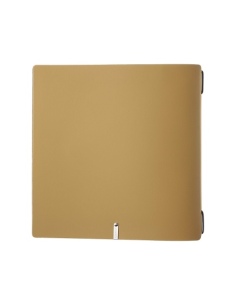 Porta Menu QUADRATO (23x23,1 cm) stampa bassorilievo 2 buste (4 facciate) elastico nero PORTOFINO OCRA 2