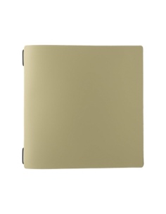 Porta Menu QUADRATO (23x23,1 cm) stampa bassorilievo 2 buste (4 facciate) elastico nero PORTOFINO SALVIA