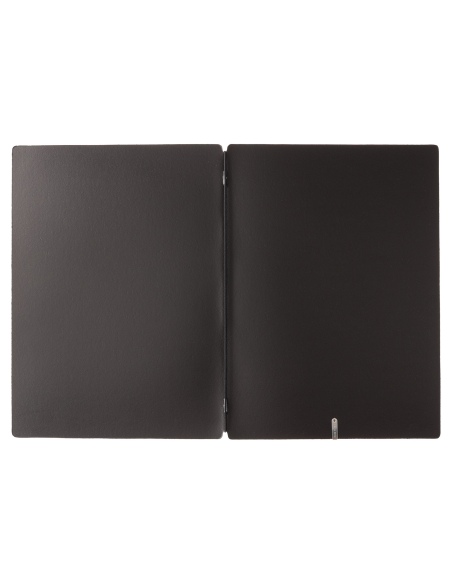 Porta Menu A4 (23,2x31,8 cm) senza etichetta solo elastico nero PORTOFINO NERO