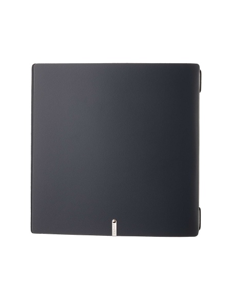 Porta Menu QUADRATO (23x23,1 cm) senza etichetta solo elastico nero PORTOFINO BLU