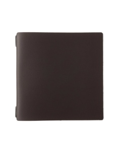 Porta Menu QUADRATO (23x23,1 cm) senza etichetta solo elastico nero PORTOFINO MARRONE