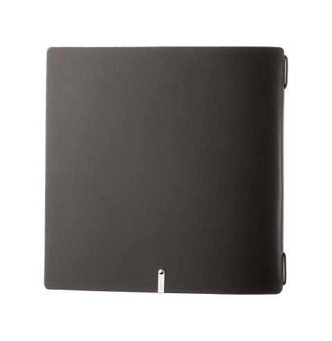 Porta Menu QUADRATO (23x23,1 cm) senza etichetta solo elastico nero PORTOFINO NERO