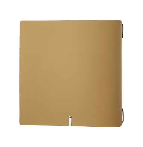 Porta Menu QUADRATO (23x23,1 cm) senza etichetta solo elastico nero PORTOFINO OCRA