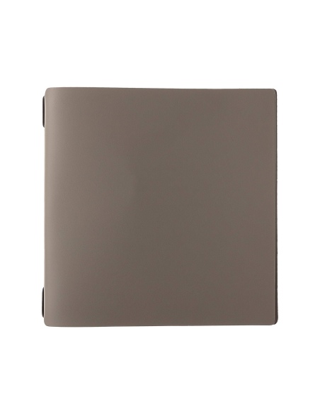 Porta Menu QUADRATO (23x23,1 cm) senza etichetta solo elastico nero PORTOFINO TORTORA