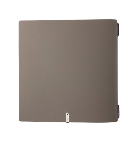 Porta Menu QUADRATO (23x23,1 cm) senza etichetta solo elastico nero PORTOFINO TORTORA