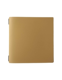 Porta Menu QUADRATO (23x23,1 cm) senza etichetta cornicetta (4 facciate) elastico nero PORTOFINO OCRA