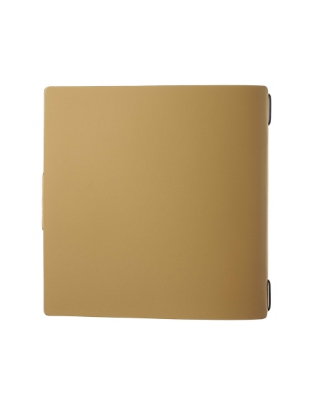 Porta Menu QUADRATO (23x23,1 cm) etichetta PATCH "personalizzata" (minimo 18 pezzi) cornicetta (4 facciate) elastico nero PORTOF