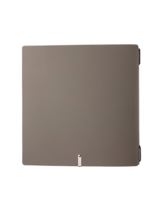 Porta Menu QUADRATO (23x23,1 cm) senza etichetta cornicetta (4 facciate) elastico nero PORTOFINO TORTORA 2