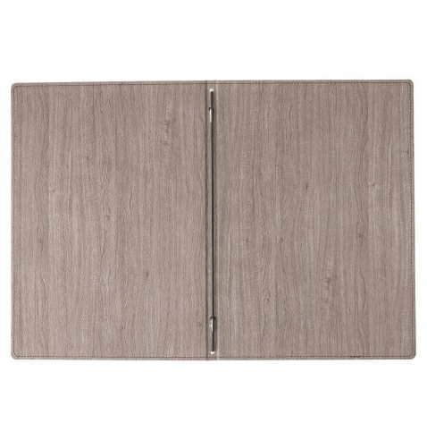 Porta Menu WOOD A4 (23,2x32 cm) - solo elastico - senza scritta - colore NOCE