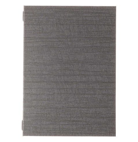 Porta Menu ITALY A4 (23,2x32 cm) - solo elastico - senza scritta - colore GRIGIO