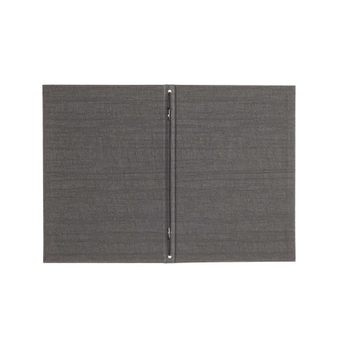 Porta Menu ITALY A5 (16,5x23,4 cm) - solo elastico - senza scritta - colore GRIGIO