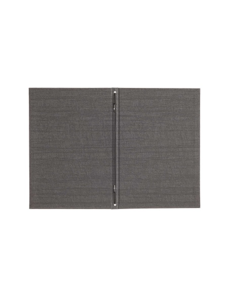 Porta Menu ITALY A5 (16,5x23,4 cm) - solo elastico - senza scritta - colore GRIGIO