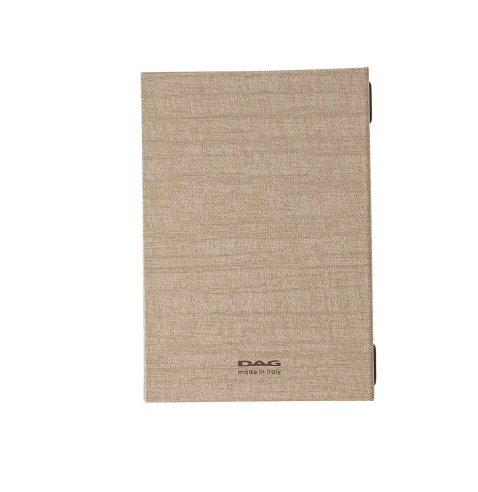 Porta Menu ITALY A5 (16,5x23,4 cm) - solo elastico - scritta menu - colore AVORIO