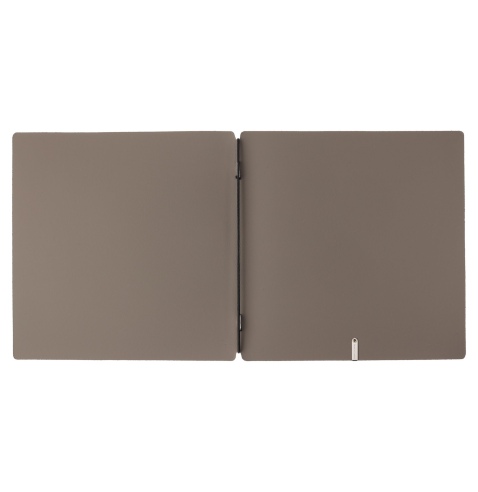 Porta Menu QUADRATO (23x23,1 cm) senza etichetta solo elastico nero BICOLOR COCOA