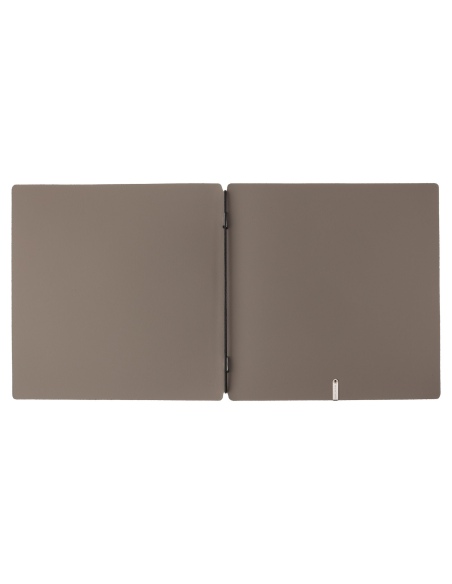 Porta Menu QUADRATO (23x23,1 cm) senza etichetta solo elastico nero BICOLOR COCOA