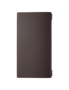 Porta Menu A4 SLIM (17,4x31,8 cm) etichetta PATCH "personalizzata" (minimo 18 pezzi) cornicetta (4 facciate) elastico nero PORTO 2