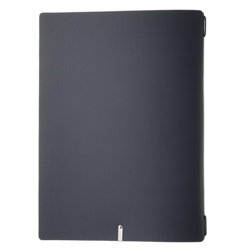 Porta Menu A4 (23,2x31,8 cm) senza etichetta cornicetta (4 facciate) elastico nero PORTOFINO BLU