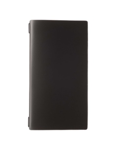 Porta Menu A4 SLIM (17,4x31,8 cm) stampa bassorilievo solo elastico nero PORTOFINO NERO