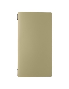 Porta Menu A4 SLIM (17,4x31,8 cm) stampa bassorilievo solo elastico nero PORTOFINO SALVIA