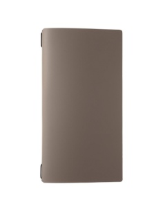 Porta Menu A4 SLIM (17,4x31,8 cm) stampa bassorilievo solo elastico nero PORTOFINO TORTORA