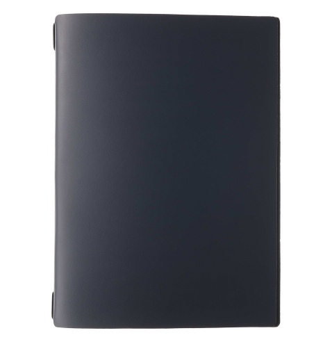 Porta Menu A4 (23,2x31,8 cm) stampa bassorilievo solo elastico nero PORTOFINO BLU