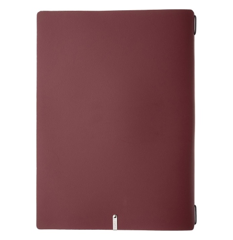 Porta Menu A4 (23,2x31,8 cm) stampa bassorilievo solo elastico nero PORTOFINO BORDEAUX