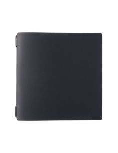 Porta Menu QUADRATO (23x23,1 cm) stampa bassorilievo cornicetta (4 facciate) elastico nero PORTOFINO BLU