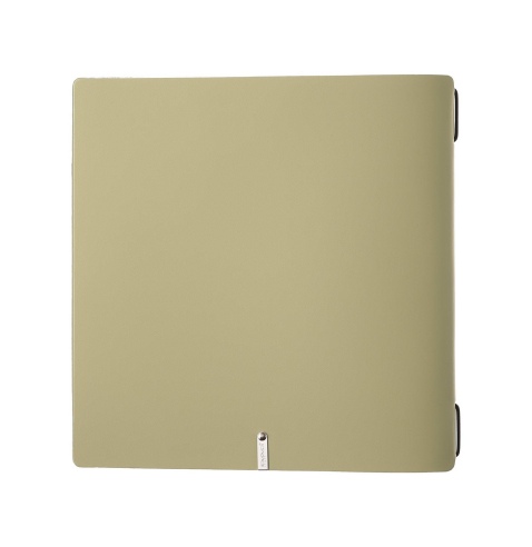 Porta Menu QUADRATO (23x23,1 cm) stampa bassorilievo cornicetta (4 facciate) elastico nero PORTOFINO SALVIA