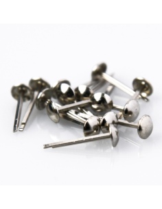 Clips di ricambio conf. 40 pz. argento