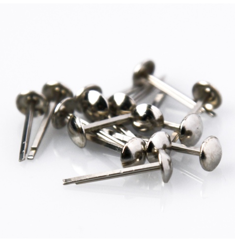 Clips di ricambio conf. 40 pz. argento