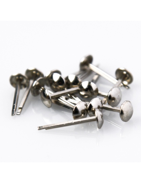 Clips di ricambio conf. 40 pz. argento