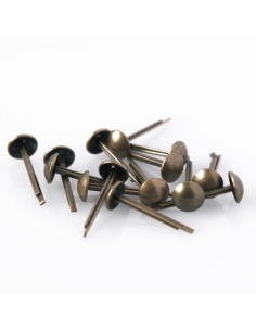 Clips di ricambio conf. 40 pz. bronzo